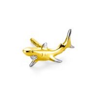 Pendientes 1ud 750/oro amarillo de 18 quilates tiburón-505120
