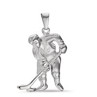 Colgante Plata Rodio plateado Hockey sobre hielo