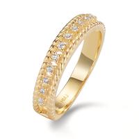 Anillo de dedo Oro amarillo de 375/9K Circonita 11 piedras-607389