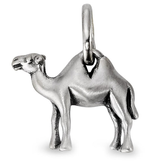 Colgante Plata Patinado Camello