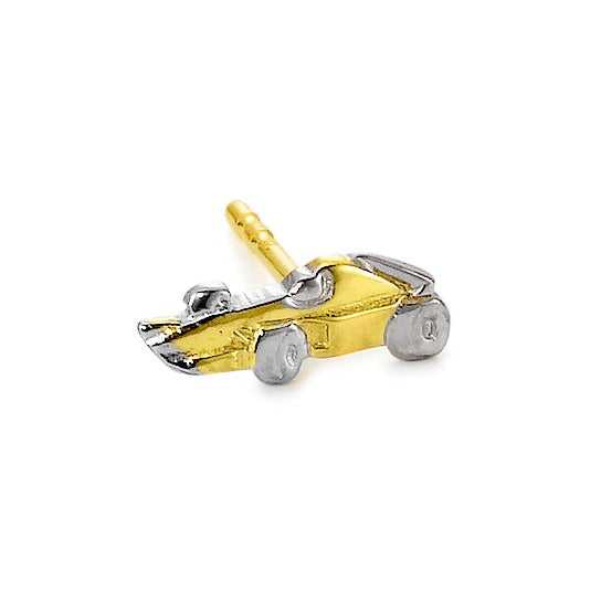 Pendientes 1ud 750/oro amarillo de 18 quilates Coche de carreras