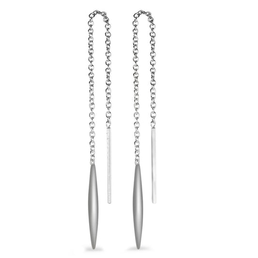 Aretes Plata Rodio plateado