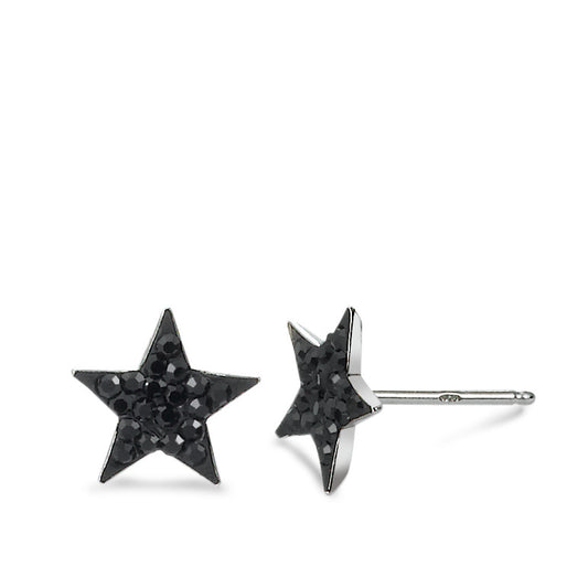 Pendientes Plata Circonita estrella Ø7 mm