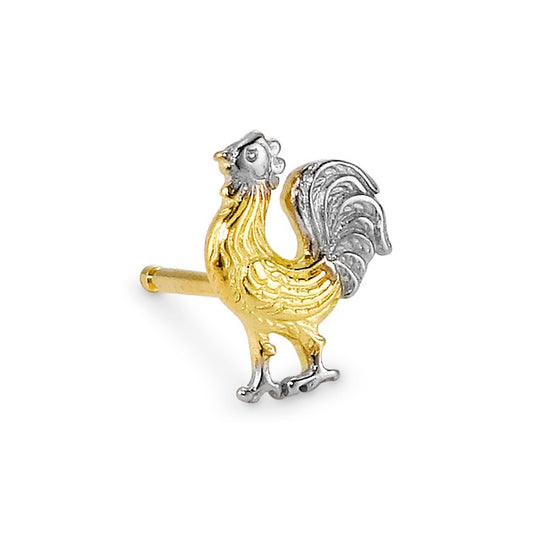 Pendientes 1ud 750/oro amarillo de 18 quilates Gallo