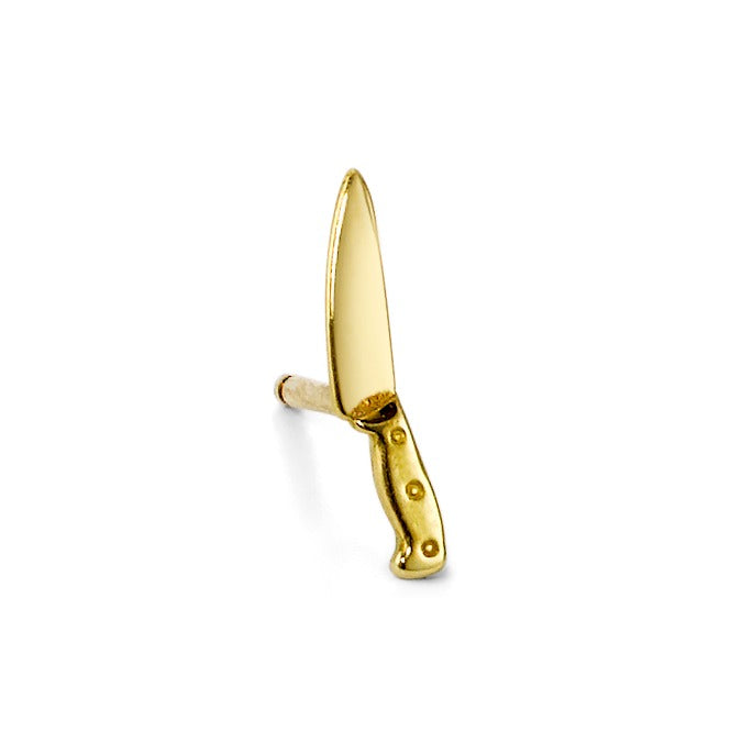 Pendientes 1ud 750/oro amarillo de 18 quilates Cuchillo