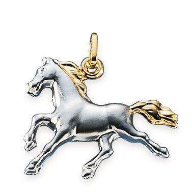 Colgante 750/oro amarillo de 18 quilates Caballo