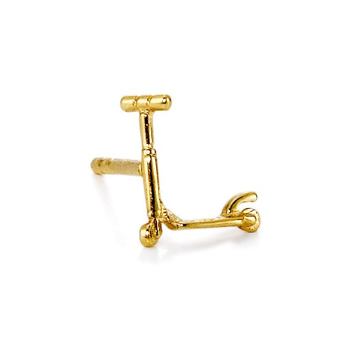 Pendientes 1ud 750/oro amarillo de 18 quilates scooters