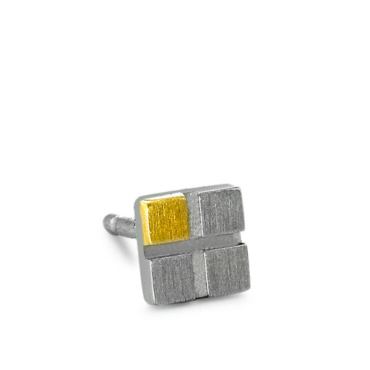 Pendientes 1ud 950 platino, 750/oro amarillo de 18 quilates