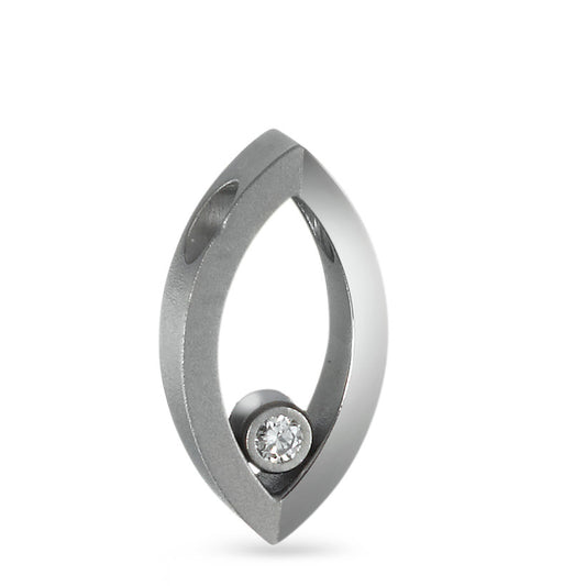 Colgante Titanio Diamante 0.03 ct, w-si