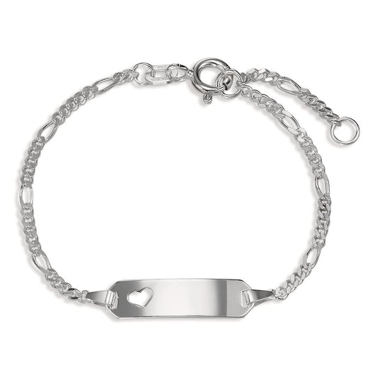 Pulsera grabada Plata 12-14 cm