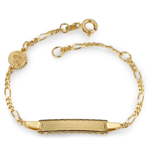 Pulsera grabada Oro amarillo de 375/9K 12-14 cm