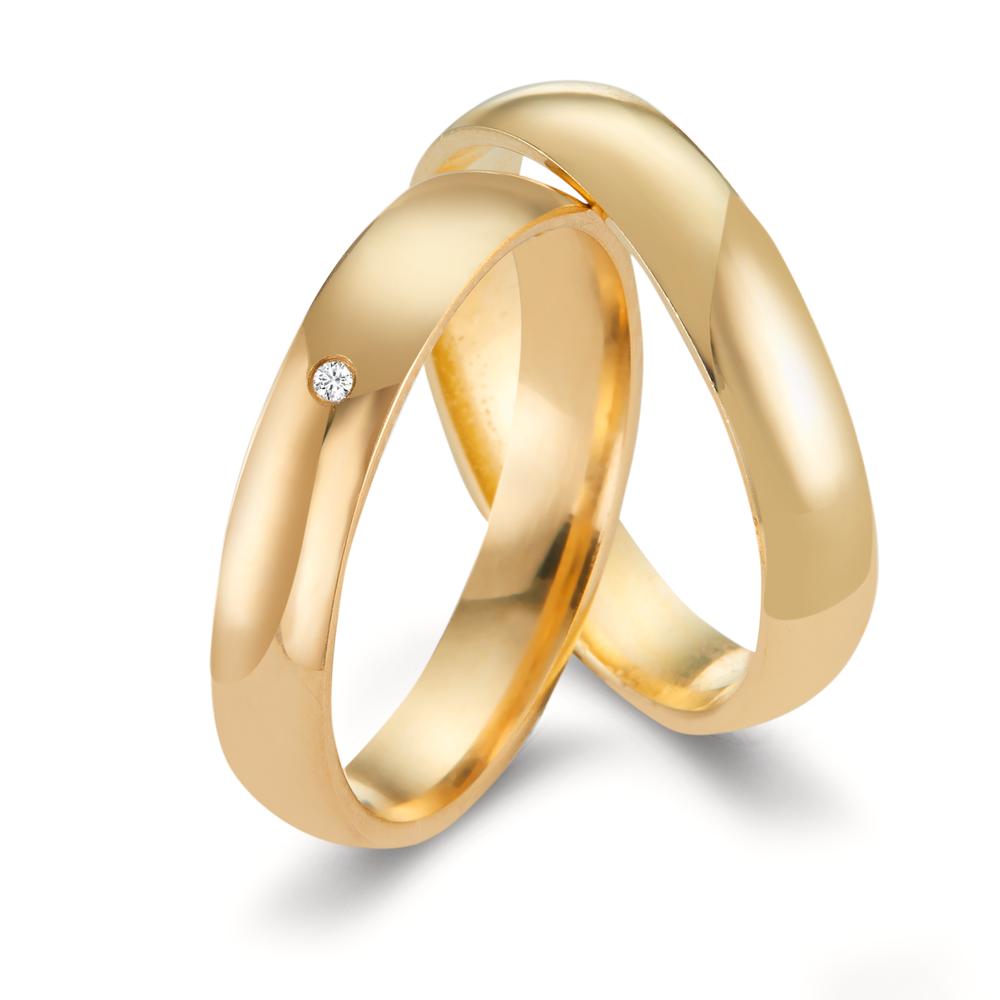 Anillo de pareja Oro amarillo de 375/9K