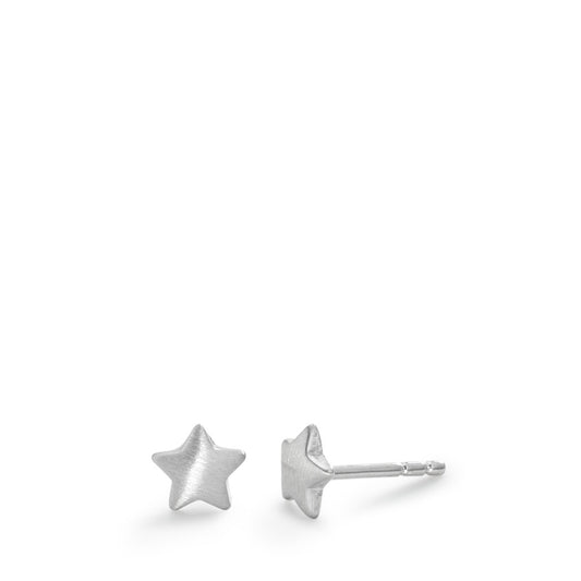 Pendientes Plata Rodio plateado estrella