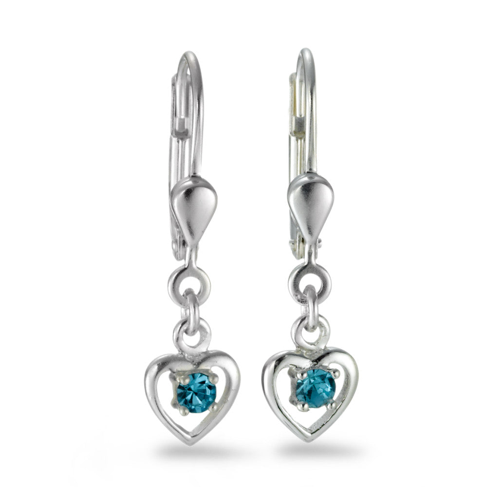 Pendientes Plata Corazón