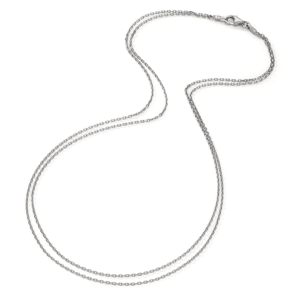 Collar Plata Rodio plateado 42 cm Ø0.7 mm