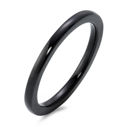 Anillo Acero inoxidable Negro Recubierto de IP