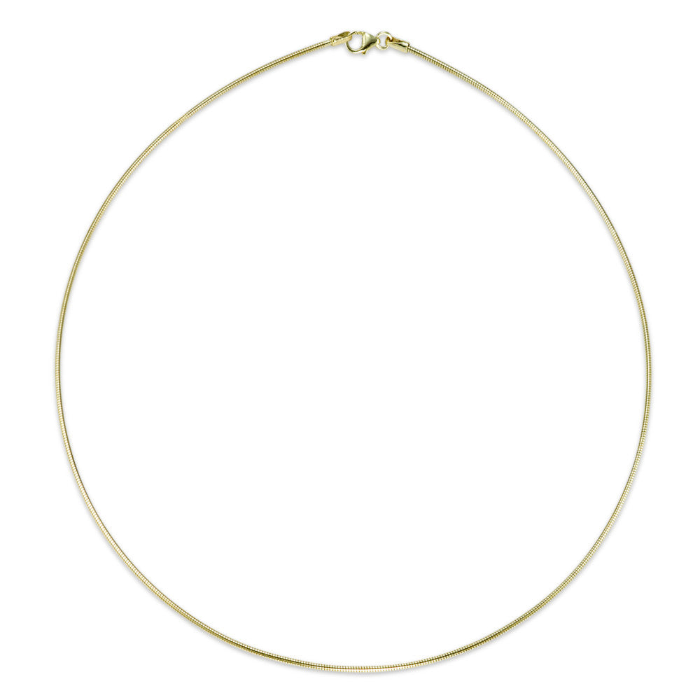 Collar Oro amarillo de 585/14 kt. 45 cm Ø1.5 mm