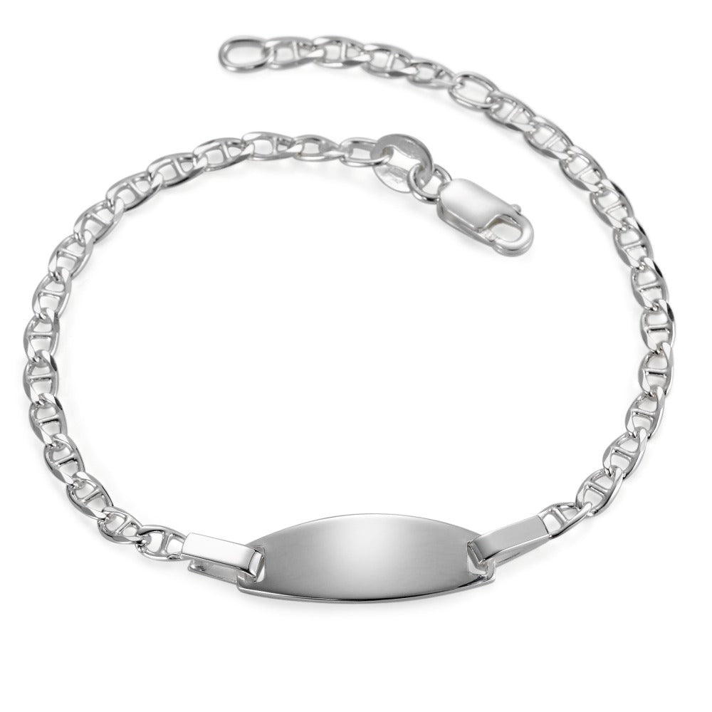 Pulsera grabada Plata 14-16 cm