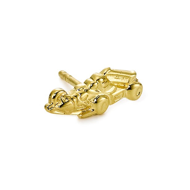 Pendientes 1ud 750/oro amarillo de 18 quilates Coche de carreras