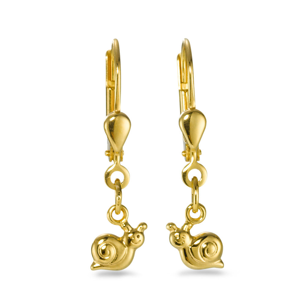 Pendientes 750/oro amarillo de 18 quilates Caracol