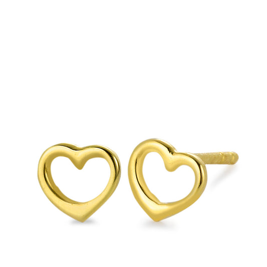 Pendientes 750/oro amarillo de 18 quilates Corazón