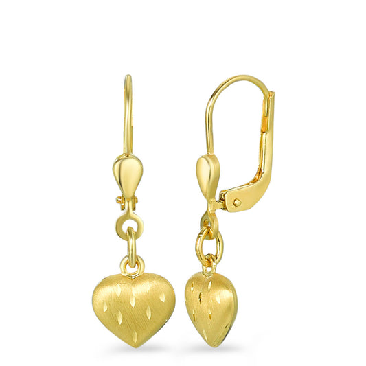 Pendientes 750/oro amarillo de 18 quilates Corazón