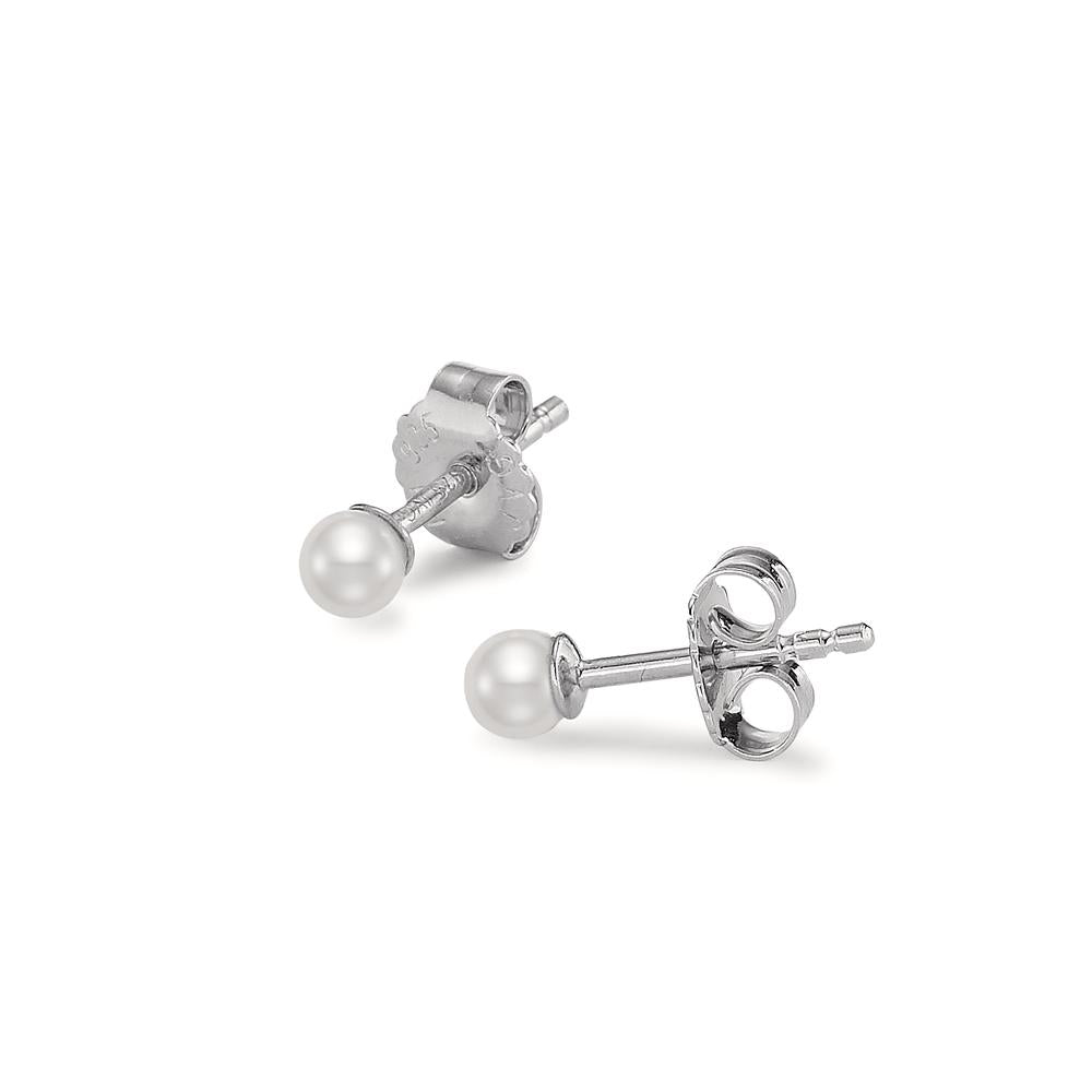 Pendientes Plata Rodio plateado Perla cultivada de agua dulce