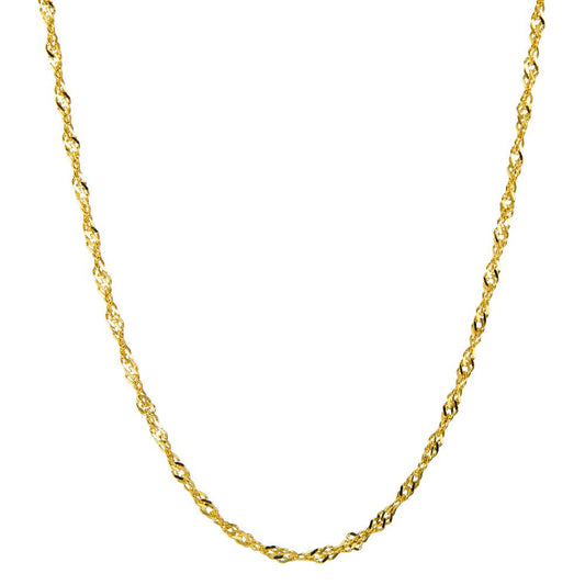 Collar Oro amarillo de 375/9K 38 cm