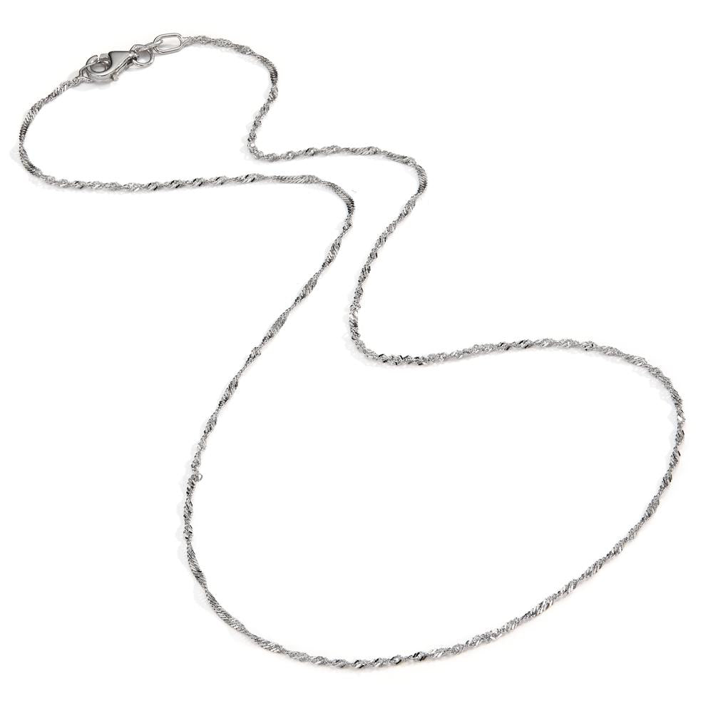 Collar Oro blanco de 375/9 quilates 38 cm