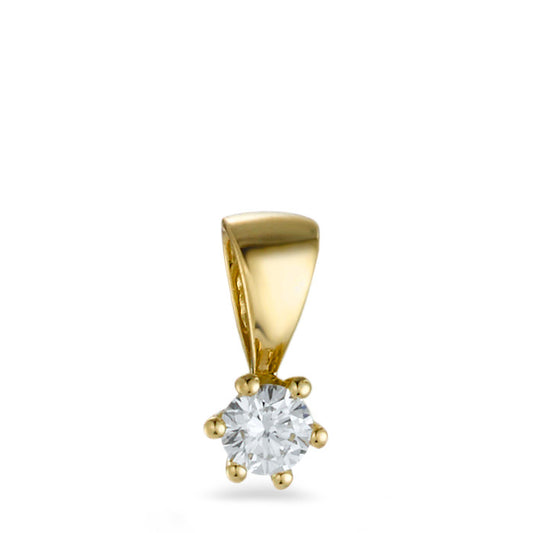 Colgante 750/oro amarillo de 18 quilates Diamante 0.10 ct, w-si