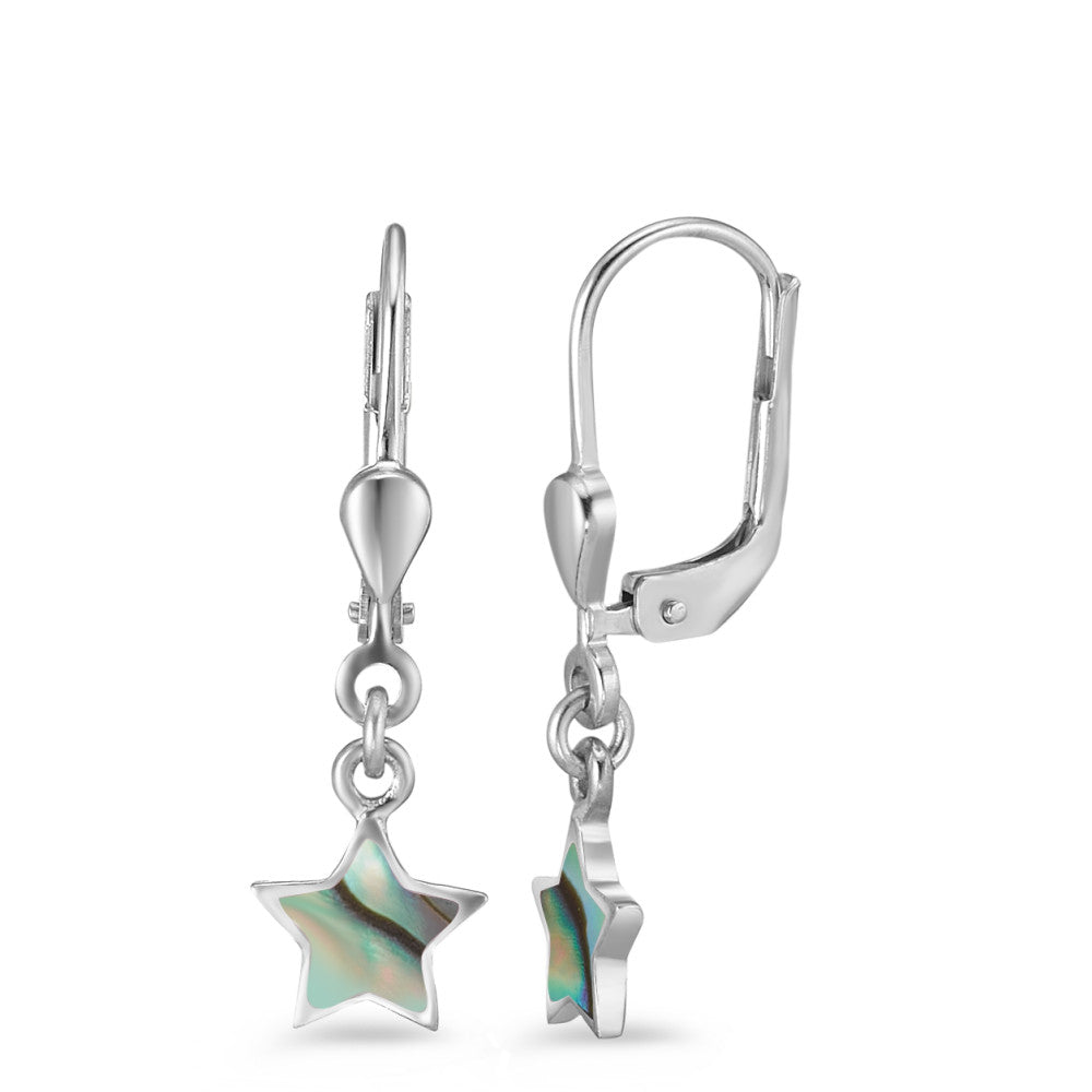 Pendientes Plata Abulón estrella