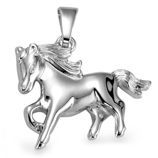 Colgante Plata Rodio plateado Caballo