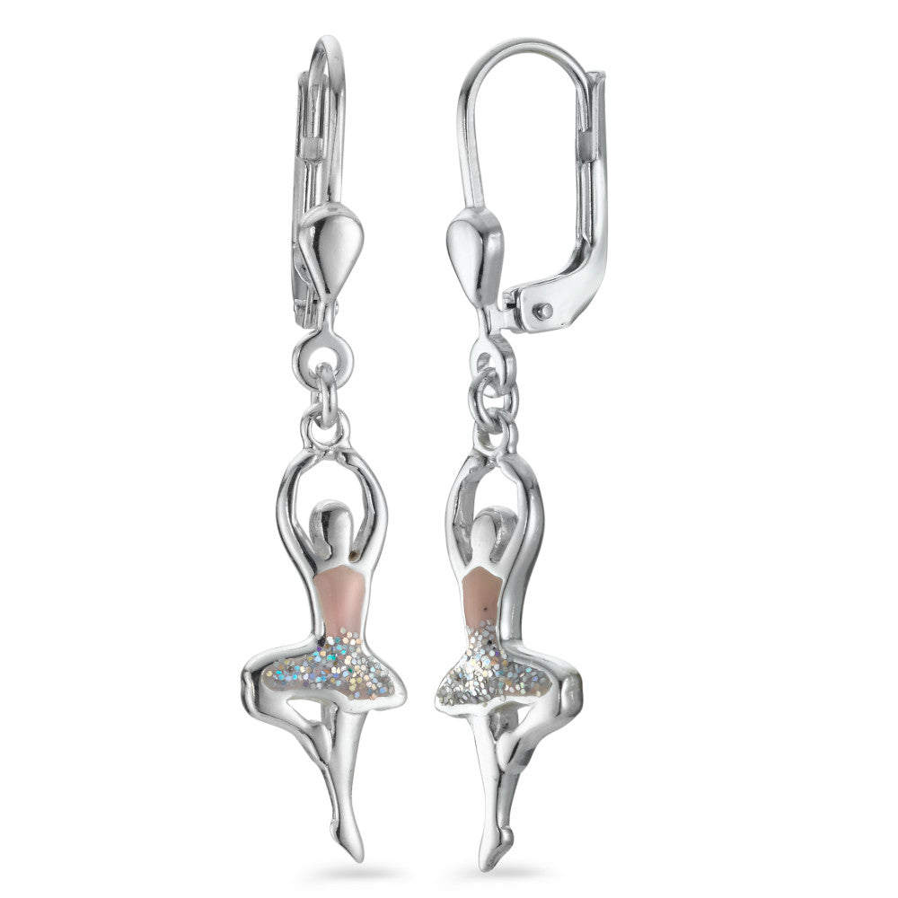 Pendientes Plata Pintado/lacado Ballet