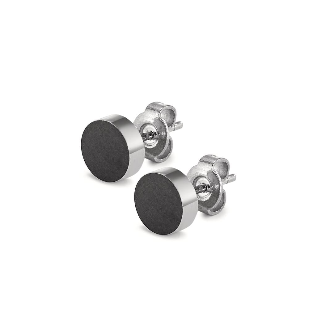 Pendientes Acero inoxidable Recubierto de IP Ø7 mm