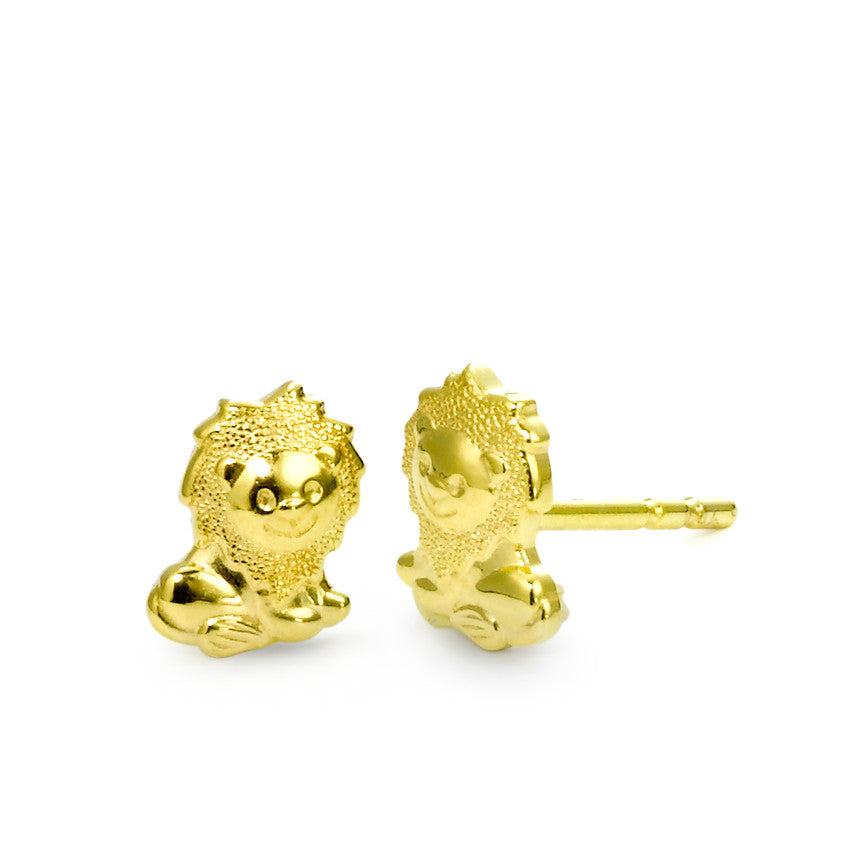 Pendientes Oro amarillo de 375/9K León