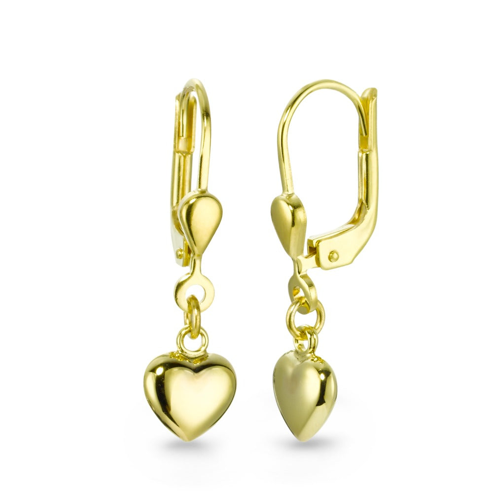 Pendientes Oro amarillo de 375/9K Corazón