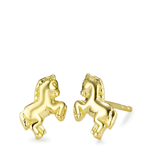 Pendientes 750/oro amarillo de 18 quilates Caballo