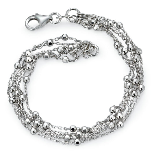 Pulsera Plata Rodio plateado 18 cm