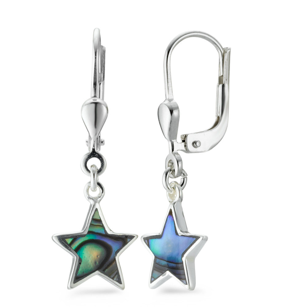 Pendientes Plata Abulón estrella