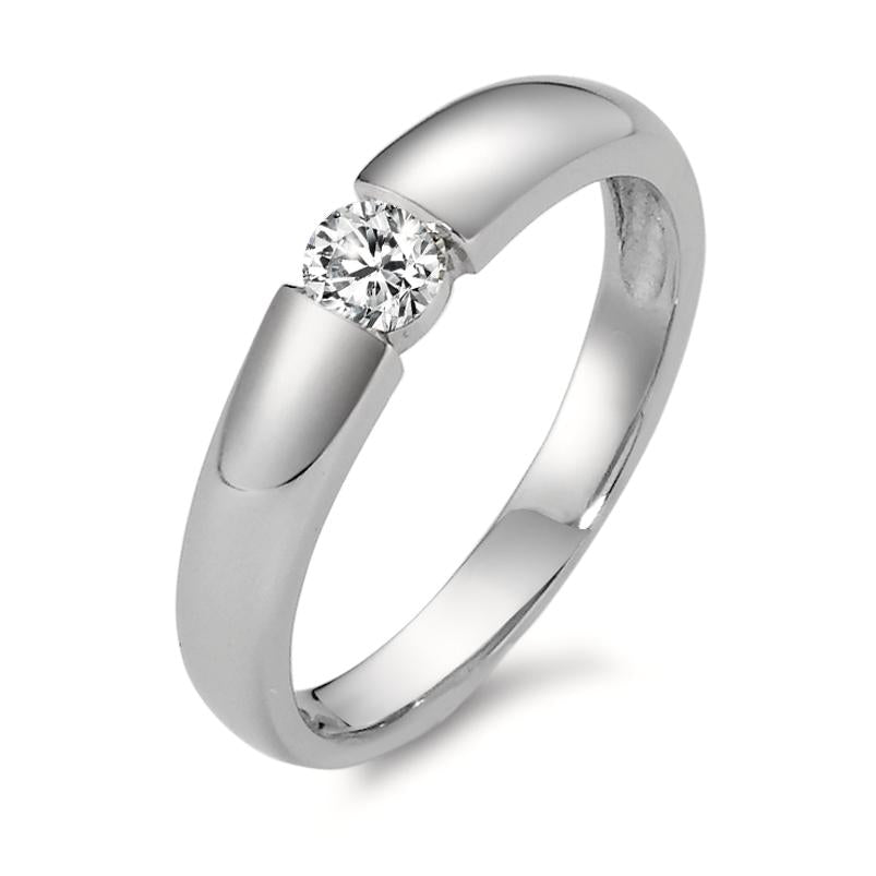 Anillo solitario 950 platino Diamante 0.20 ct, vsi