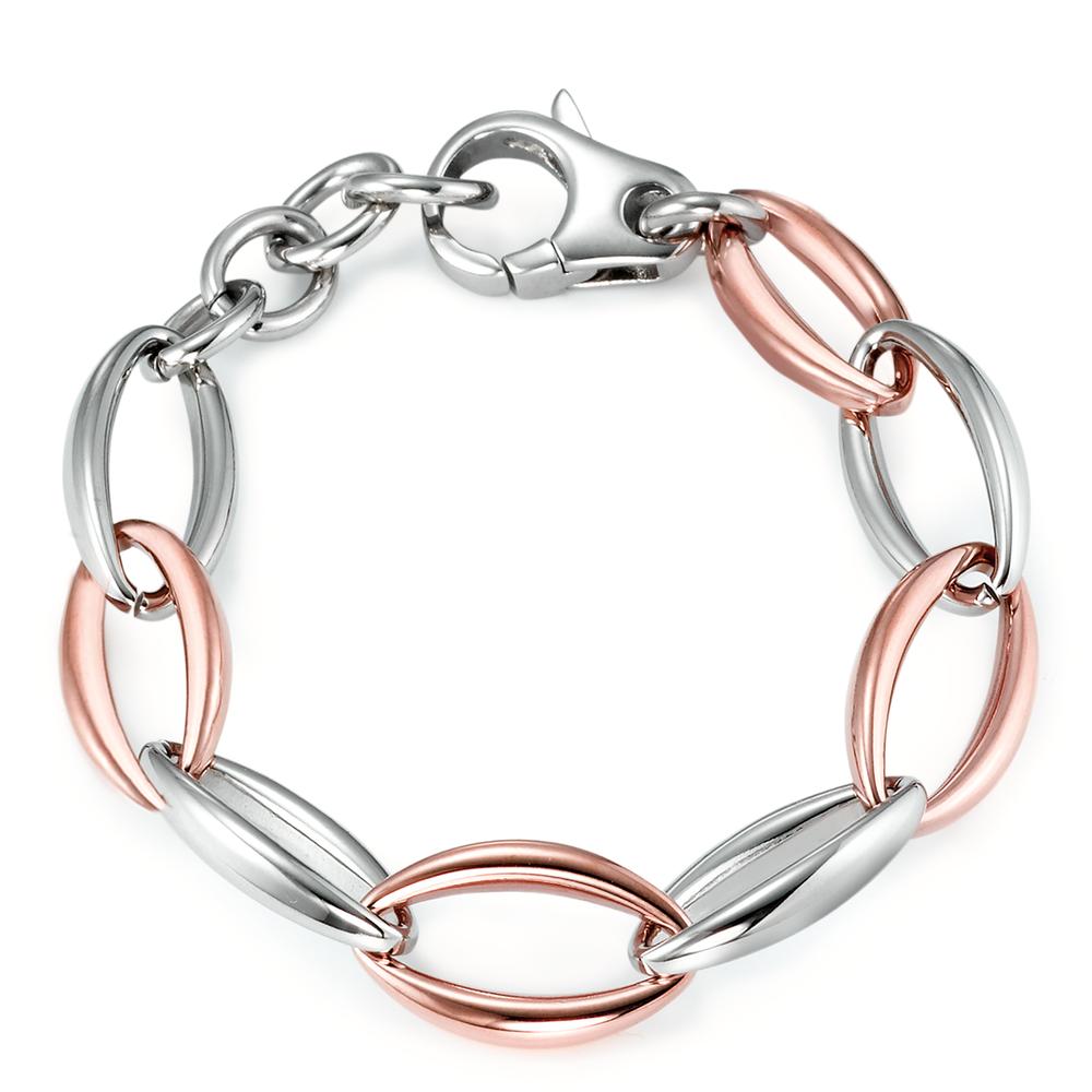 Pulsera Acero inoxidable Rosa Recubierto de IP 19-22 cm