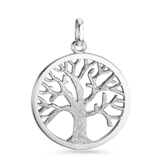 Colgante Plata Rodio plateado árbol de la vida Ø27 mm