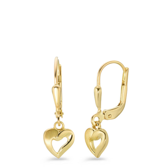 Pendientes Oro amarillo de 375/9K Corazón