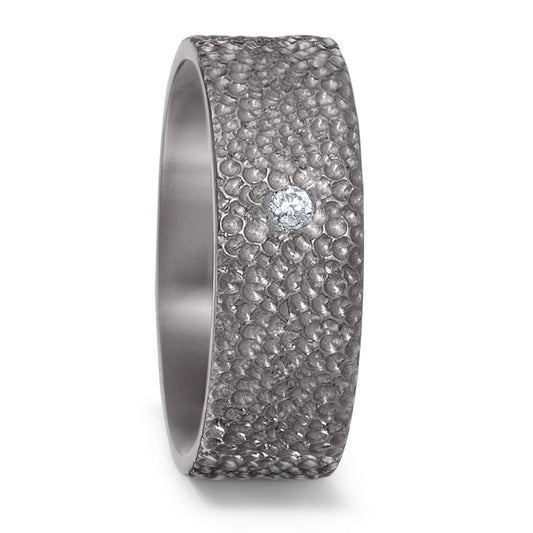 Anillo de pareja 999 tantalio Diamante 0.03 ct, w-si