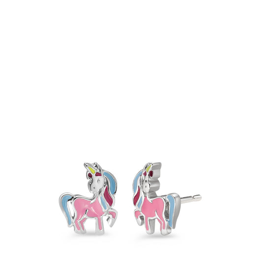 Pendientes Plata Rodio plateado Unicornio