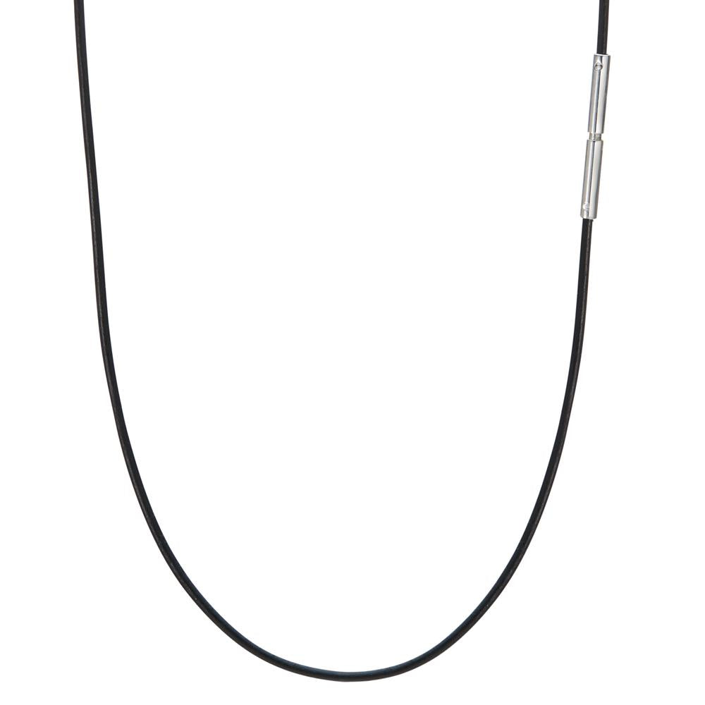 Collar Cuero, Acero inoxidable 38 cm Ø1 mm