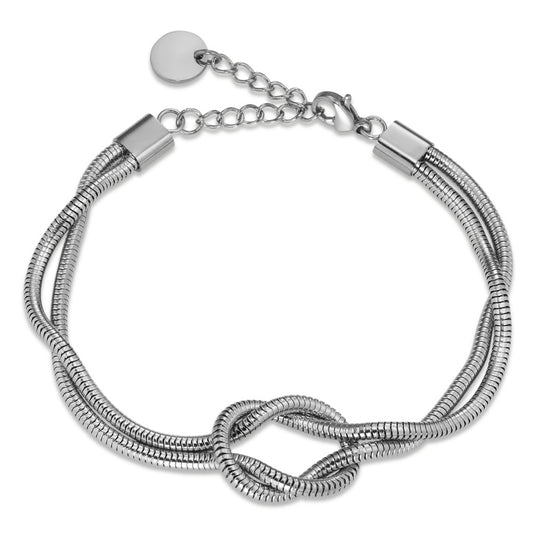 Pulsera Acero inoxidable nudo náutico 18-21 cm