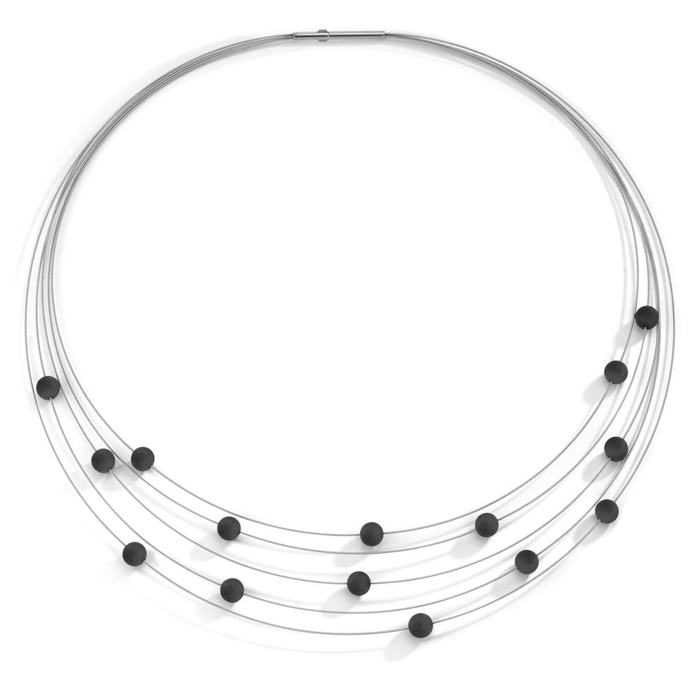 Collar Acero inoxidable, Carbón 42 cm