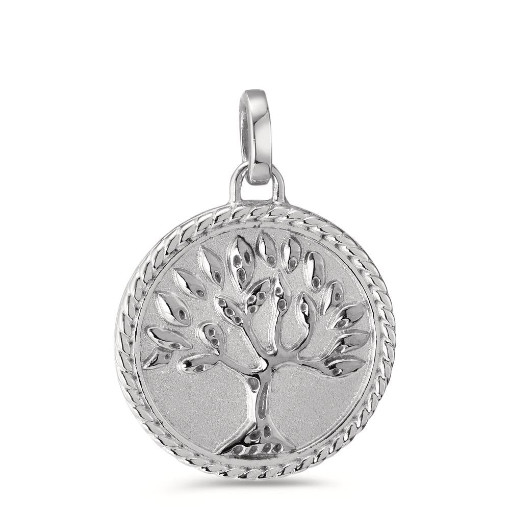 Colgante Plata Rodio plateado árbol de la vida Ø20 mm