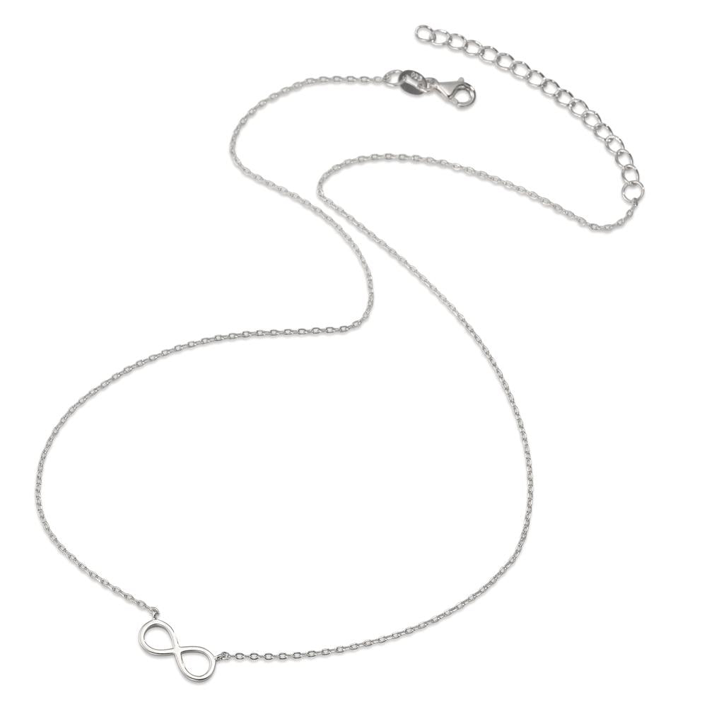 Collar Plata Rodio plateado Infinito 39-44 cm